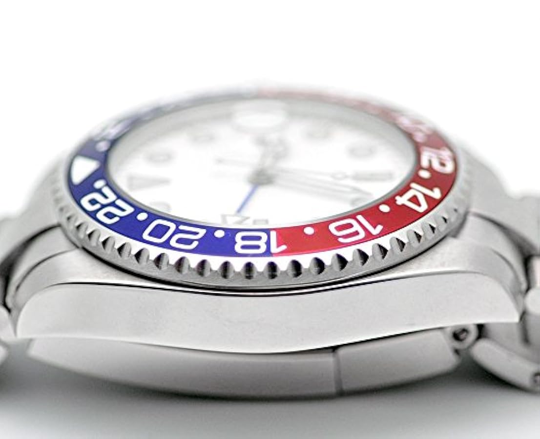 新品(同様) 自動巻き時計 nologo GMT Amazon.co.jp: ノーロゴ 腕時計 自動巻き GMT NL-553S4AS [並行